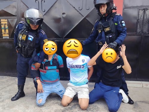 Dejan pistola de aire comprimido y celulares durante persecución en Mixco