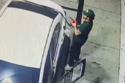 VIDEO. Conductor huye sin pagar gasolina en la zona 10