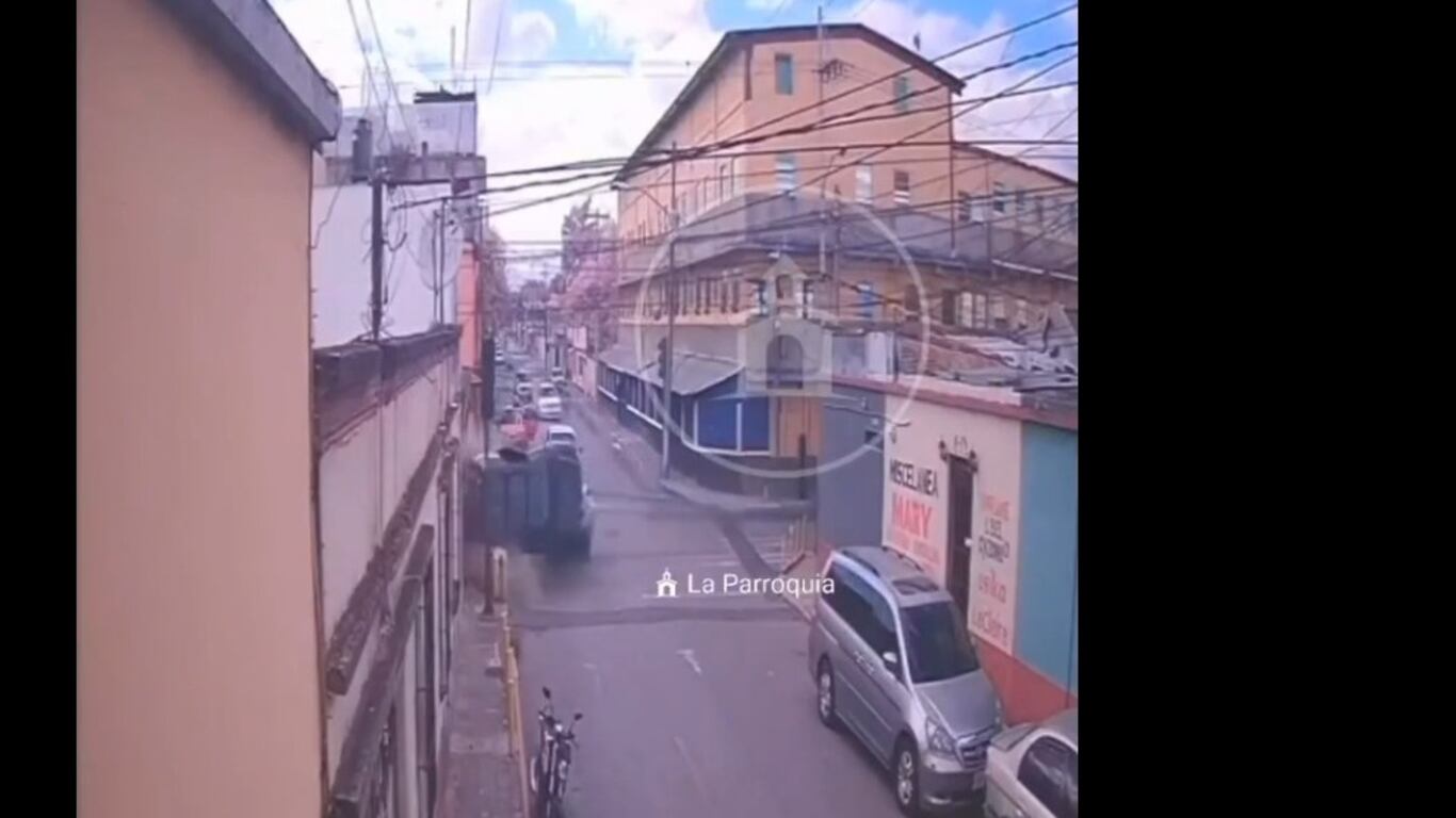 Accidente de tránsito en zona 1.