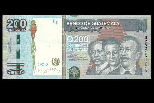 ¿Billetes de Q200 continúan o no en circulación? Esto aclara el Banguat