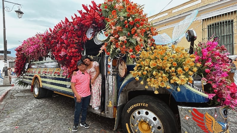 Festival de las Flores en Antigua Guatemala.