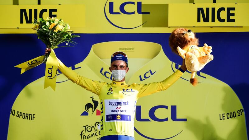 VIDEO. Julian Alaphilippe gana la segunda etapa del Tour y es el nuevo líder