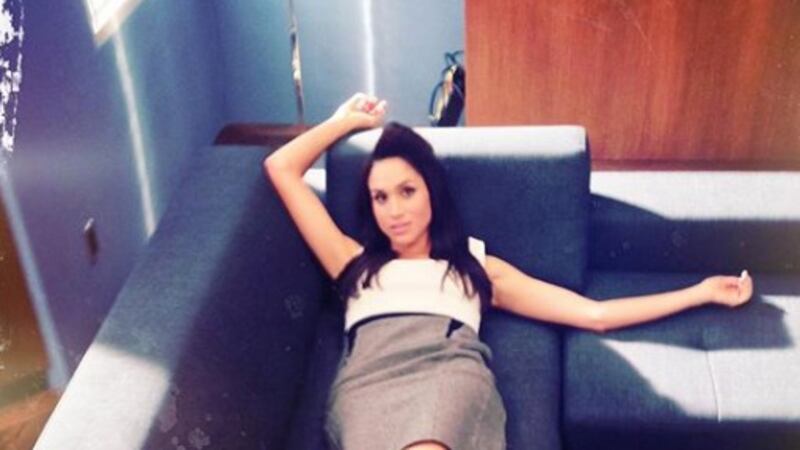 Publican fotos inéditas de Meghan Markle durante el rodaje de “Suits”