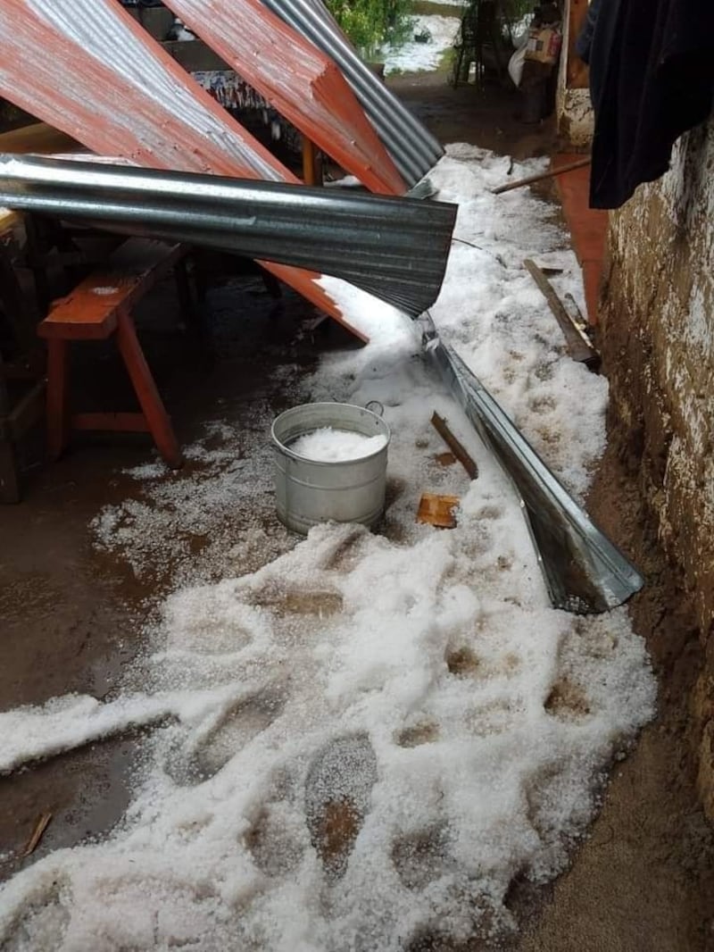 Vivienda colpasa en San Marcos