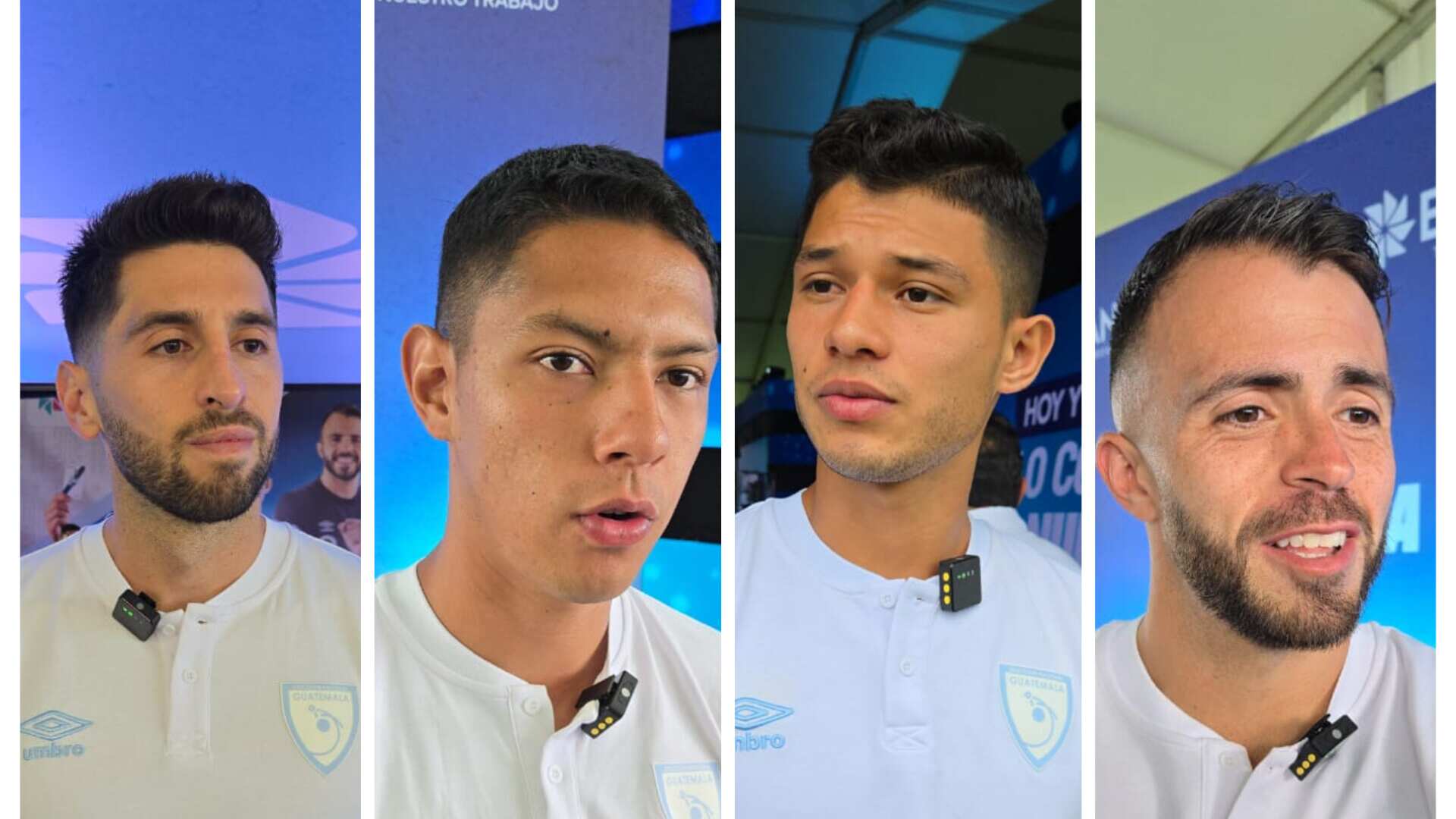 Nicolás Samayoa, Óscar Castellanos, Jonathan Franco y Rodrigo Saravia. Fotos: Stanley Herrarte