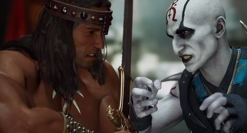 con espada y fuerza.