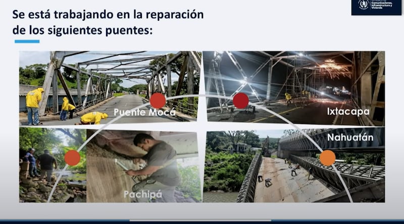 Trabajos de repación.