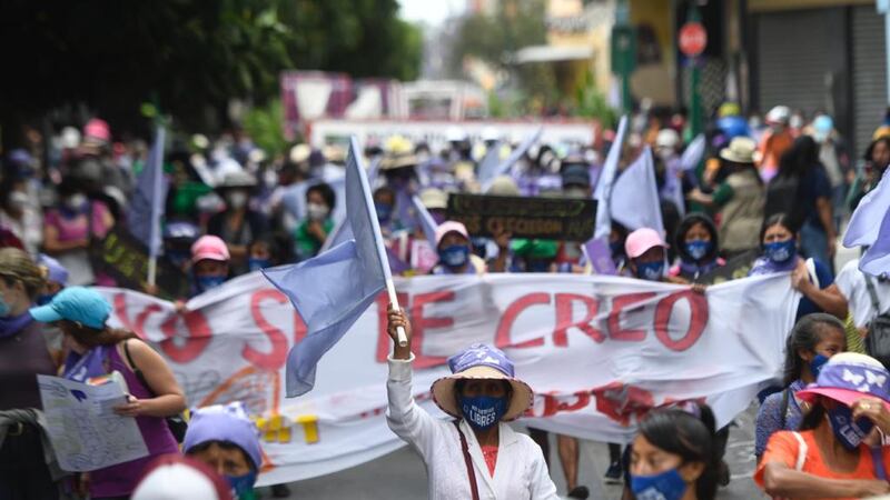 Mujeres demandan cese a la violencia de género previo al Día Internacional de la Mujer
