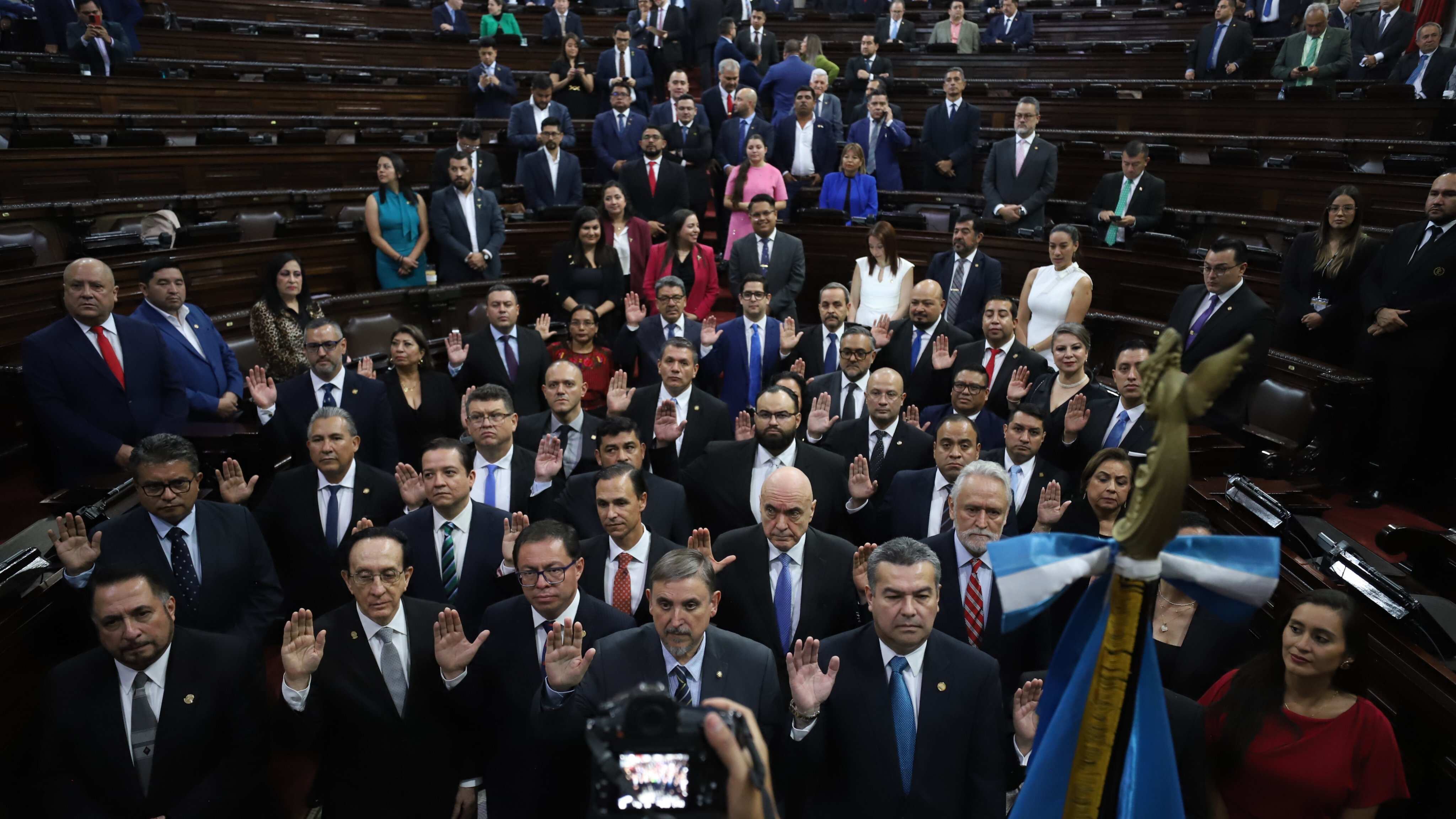 Juramentación de los integrantes de la Comisión de Postulación CSJ. Foto Congreso