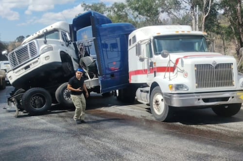 Accidente de tráileres en la Villalobos: uno de los pilotos no portaba licencia