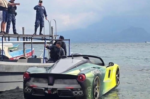 Él es Jesler Estuardo Palacios, el hombre desaparecido tras lanzarse de un jet car al Lago de Atitlán