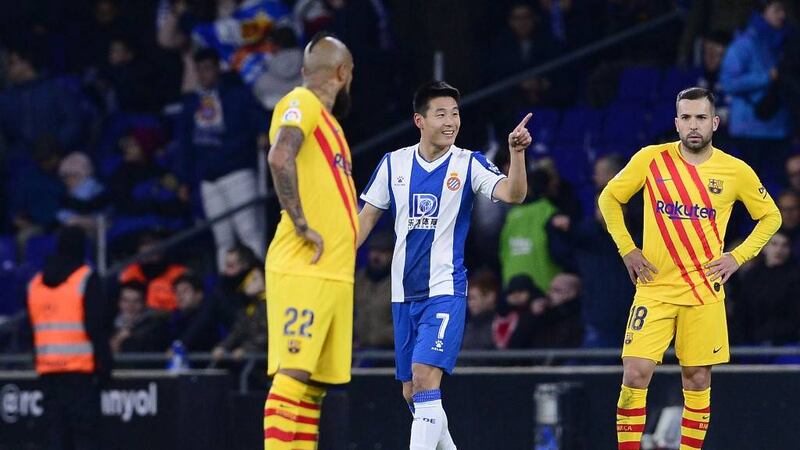 Barcelona es sorprendido por un Espanyol con sangre china