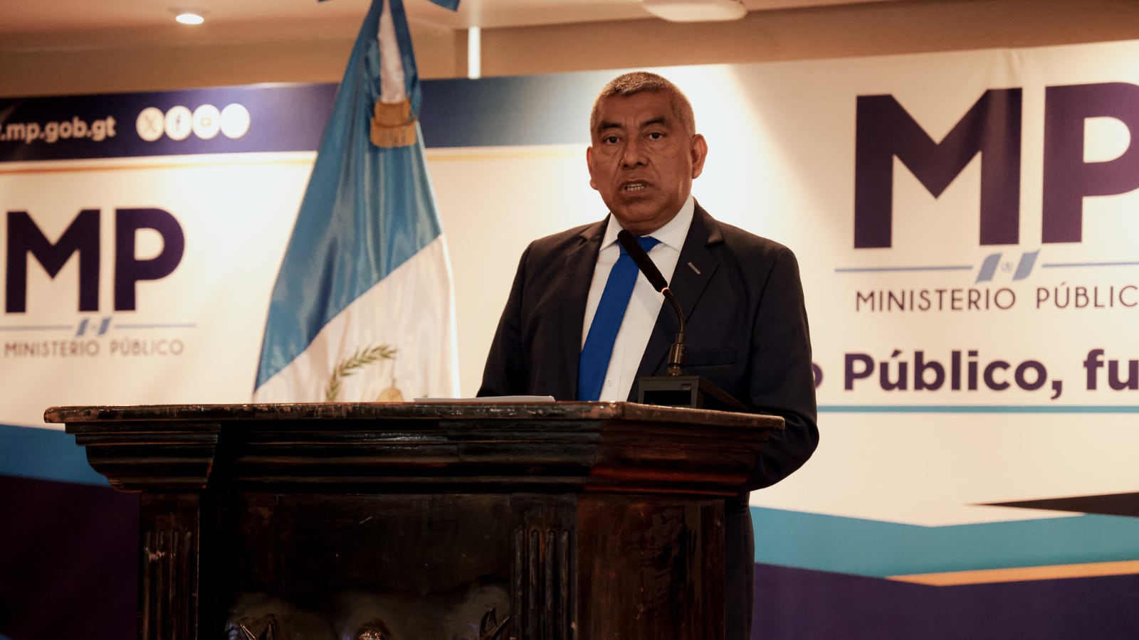 El fiscal anticorrupción, Rafael Curruchiche