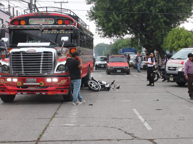 Buses protagonizan accidentes en la capital