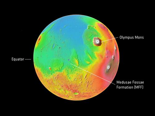 Marte tiene una reserva de agua suficiente para llenar el Mar Rojo de la Tierra