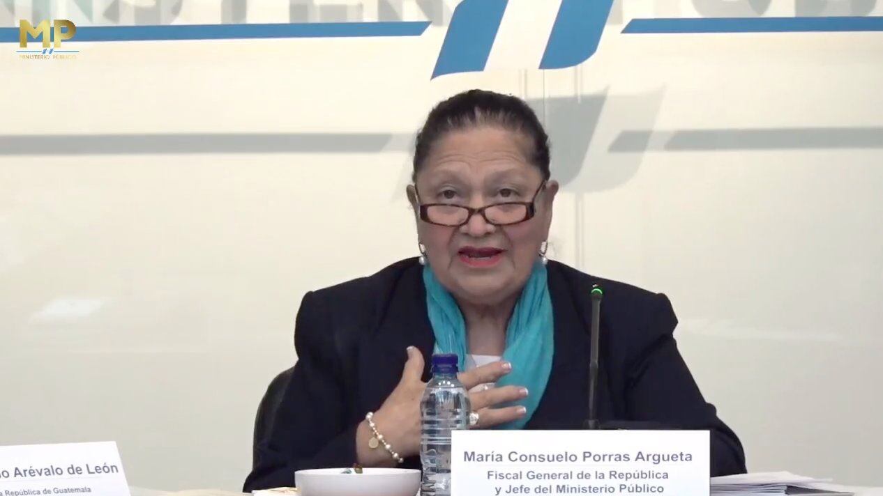 Fiscal General envía mensaje a presidente Arévalo.