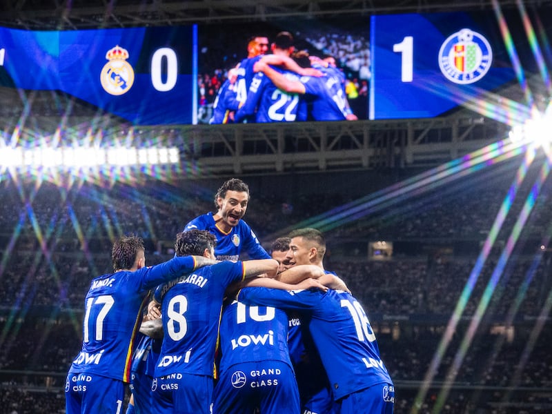 El Real Madrid cae en casa ante el Getafe