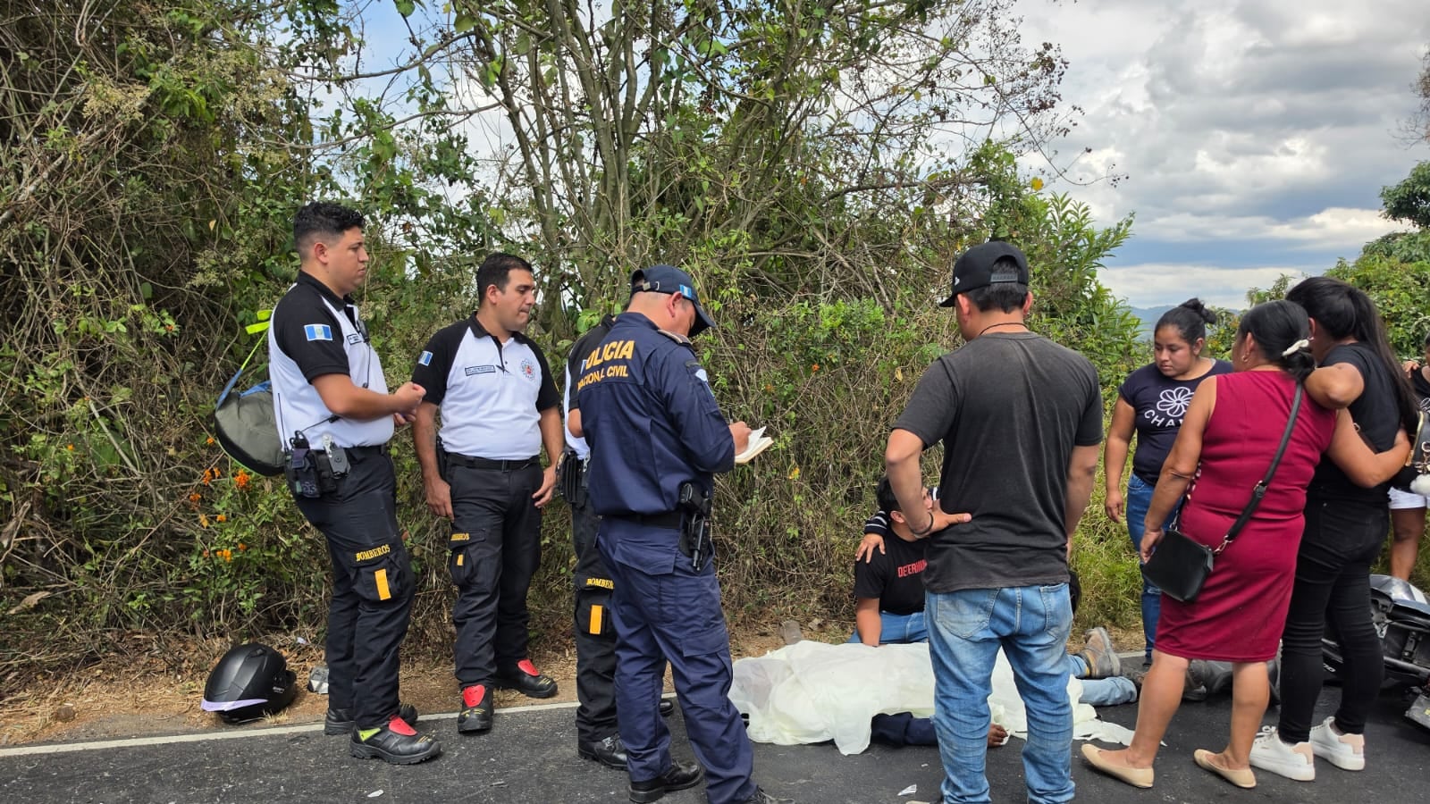 Accidente de tránsito deja un hombre fallecido. Foto: CBV