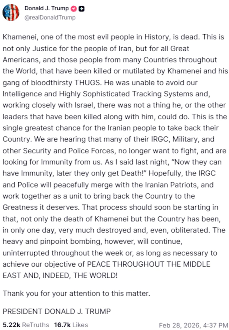 Red social de Donald Trump