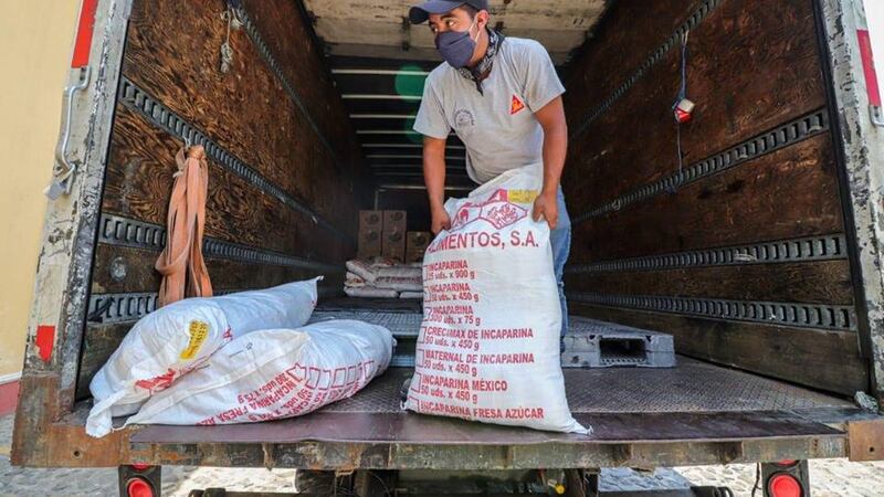 Donan Incaparina a más de mil familias de escasos recursos de Antigua Guatemala