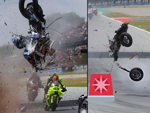 Video | Terror en MotoGP: Álex Márquez sufre brutal accidente en Cataluña