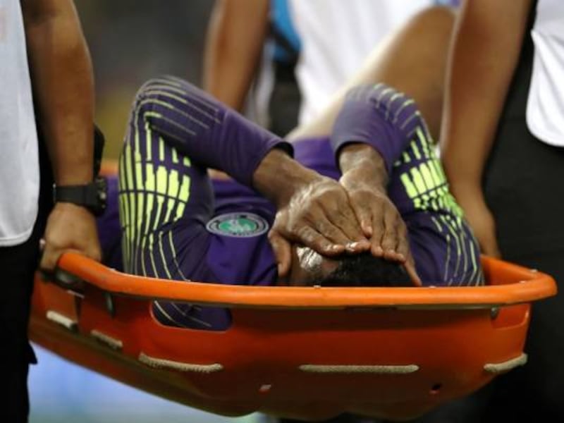 VIDEO. Así fue la escalofriante lesión del portero de Nigeria Francis Uzoho