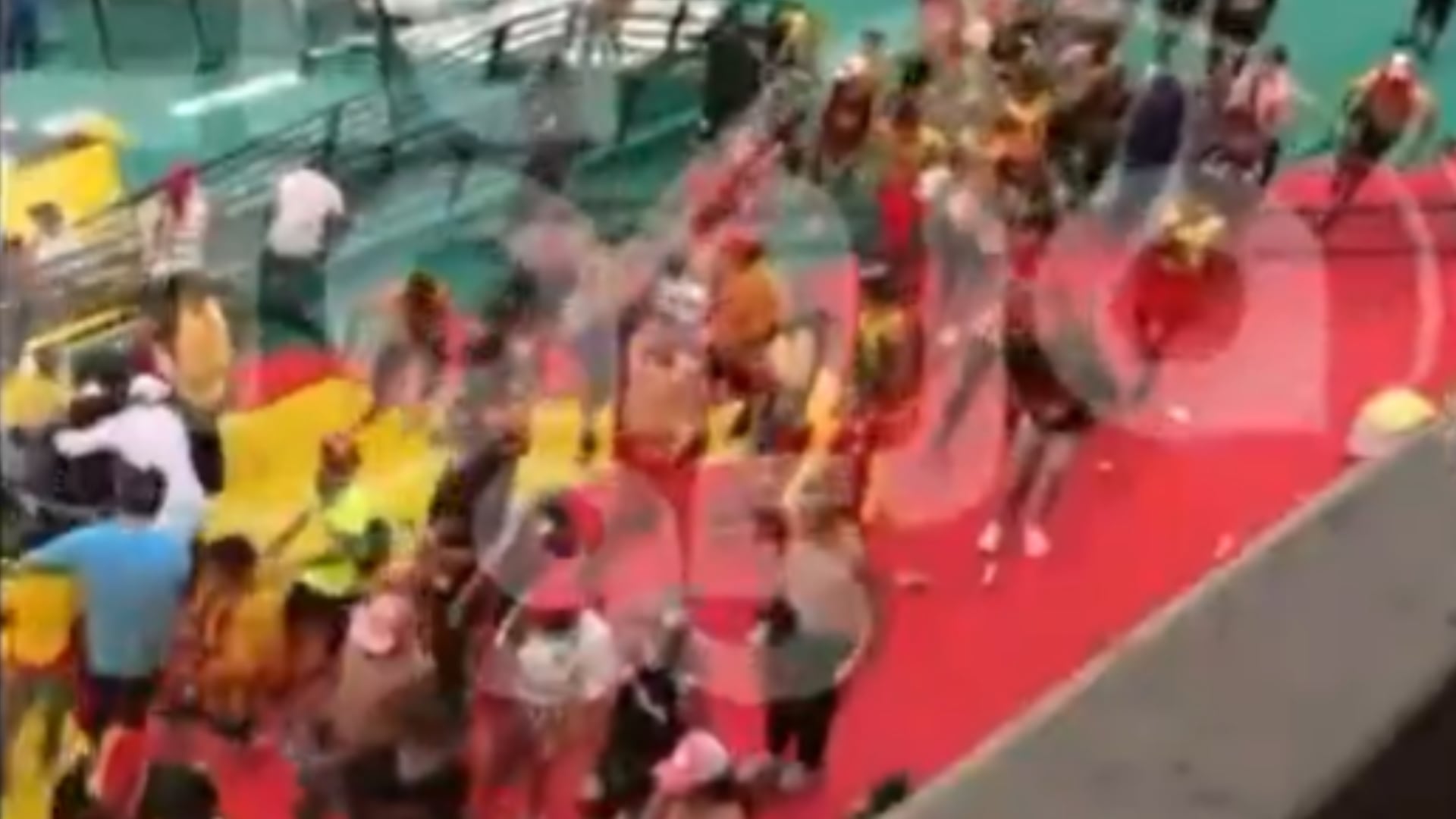 Revelaron el momento exacto en que comenzó la pelea de Pereira vs Once Caldas en Yopal