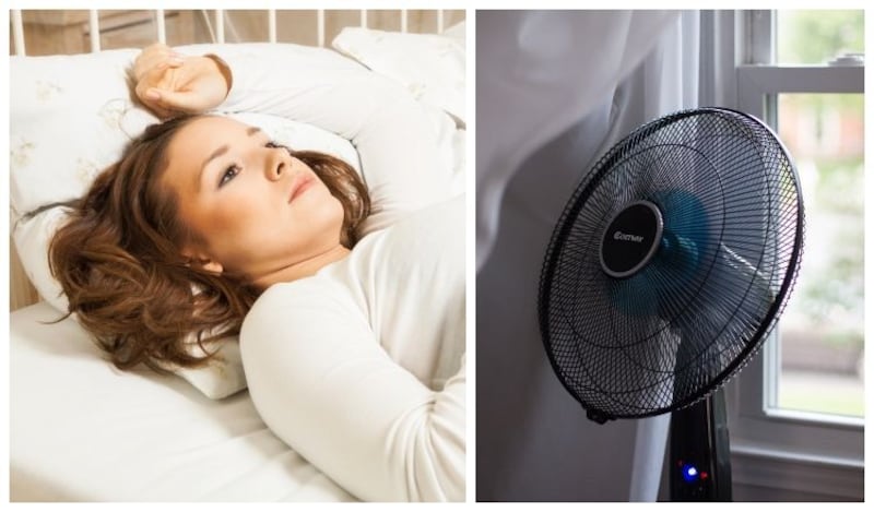 ¿Duermes con el ventilador o aire acondicionado encendido?