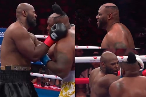 Boxeador pierde el cabello tras recibir duro golpe en pleno combate