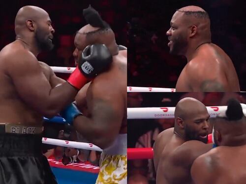 Boxeador pierde el cabello tras recibir duro golpe en pleno combate