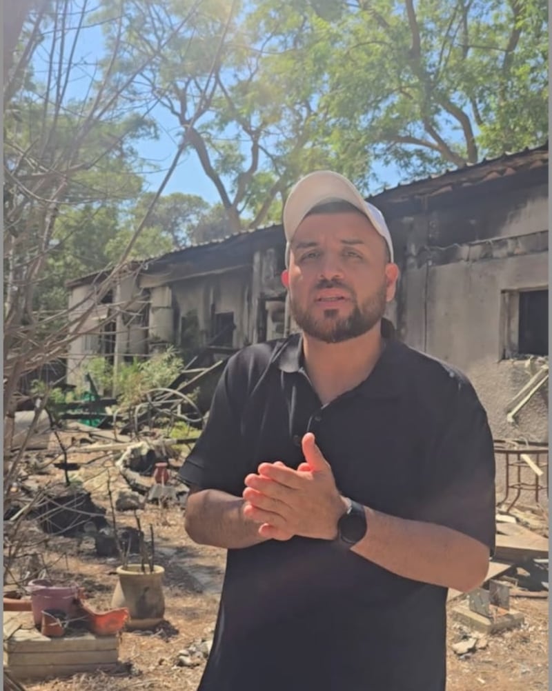 Amilcar Avila enviado a Nir Oz, en Israel.