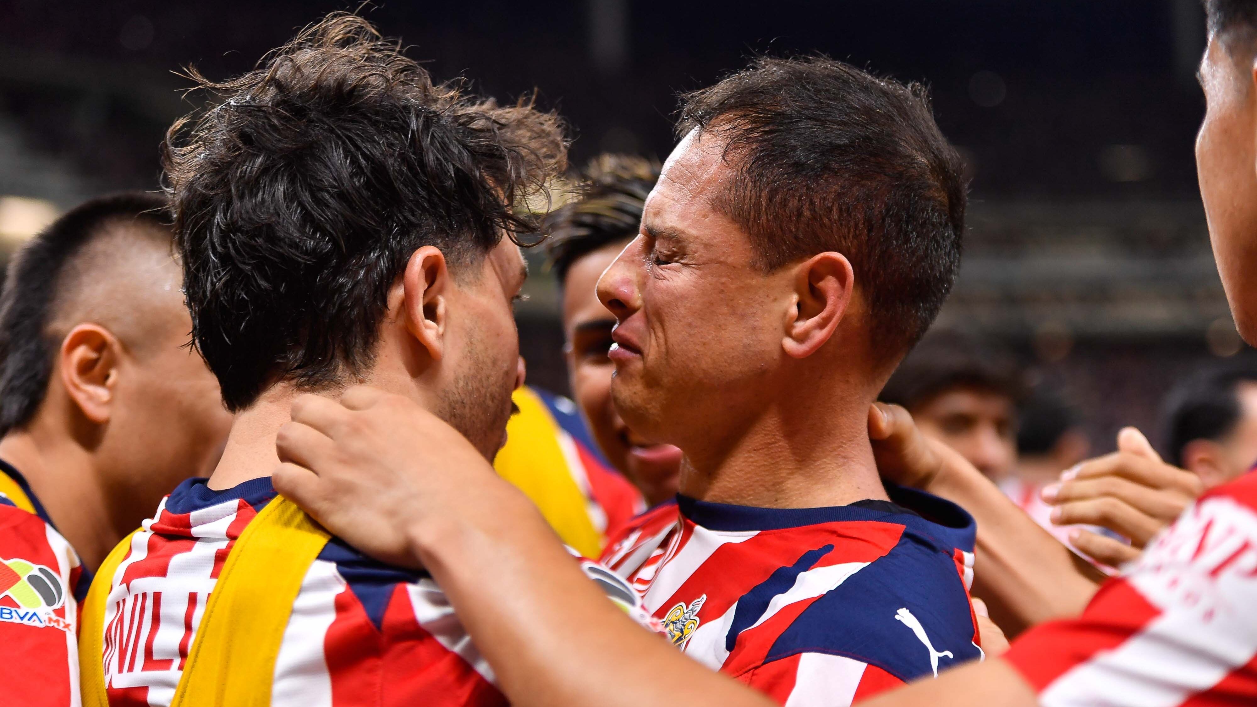 Chicharito lloró tras marcarle gol a Monterrey.