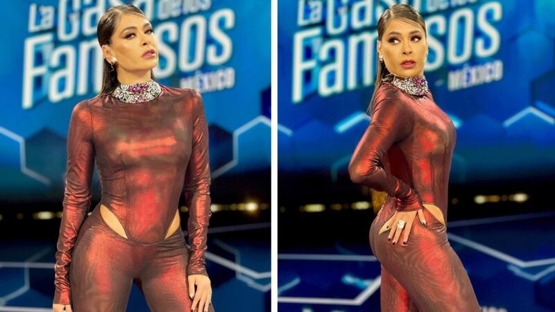 Galilea Montijo desata bajas pasiones con su vestido transparente en La casa de los famosos