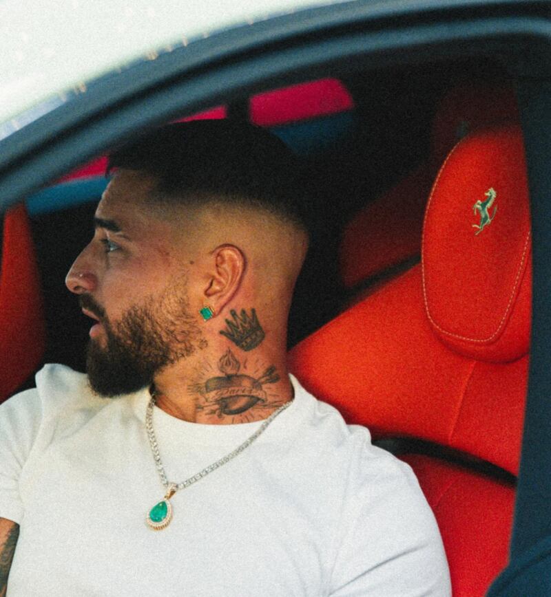 El exclusivo Ferrari de Maluma