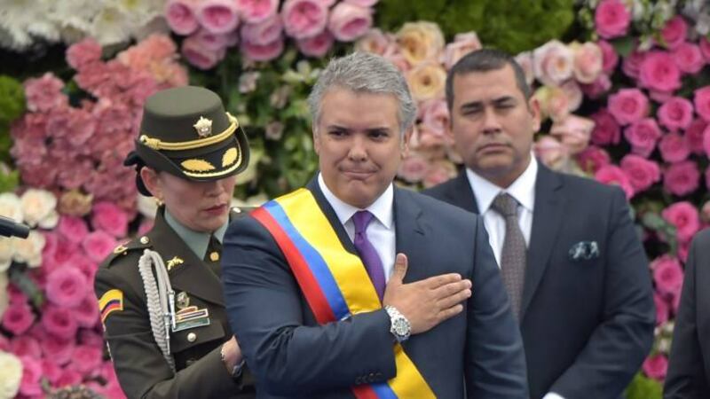 EN IMÁGENES. Iván Duque asume la Presidencia de Colombia