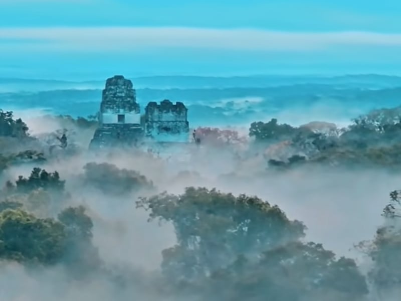 VIDEO. El impresionante amanecer en Tikal