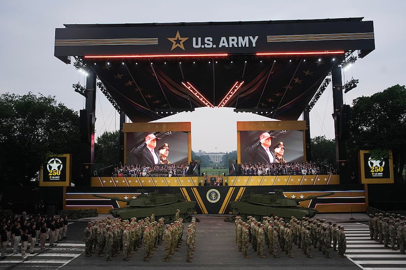 Desfile militar Trump