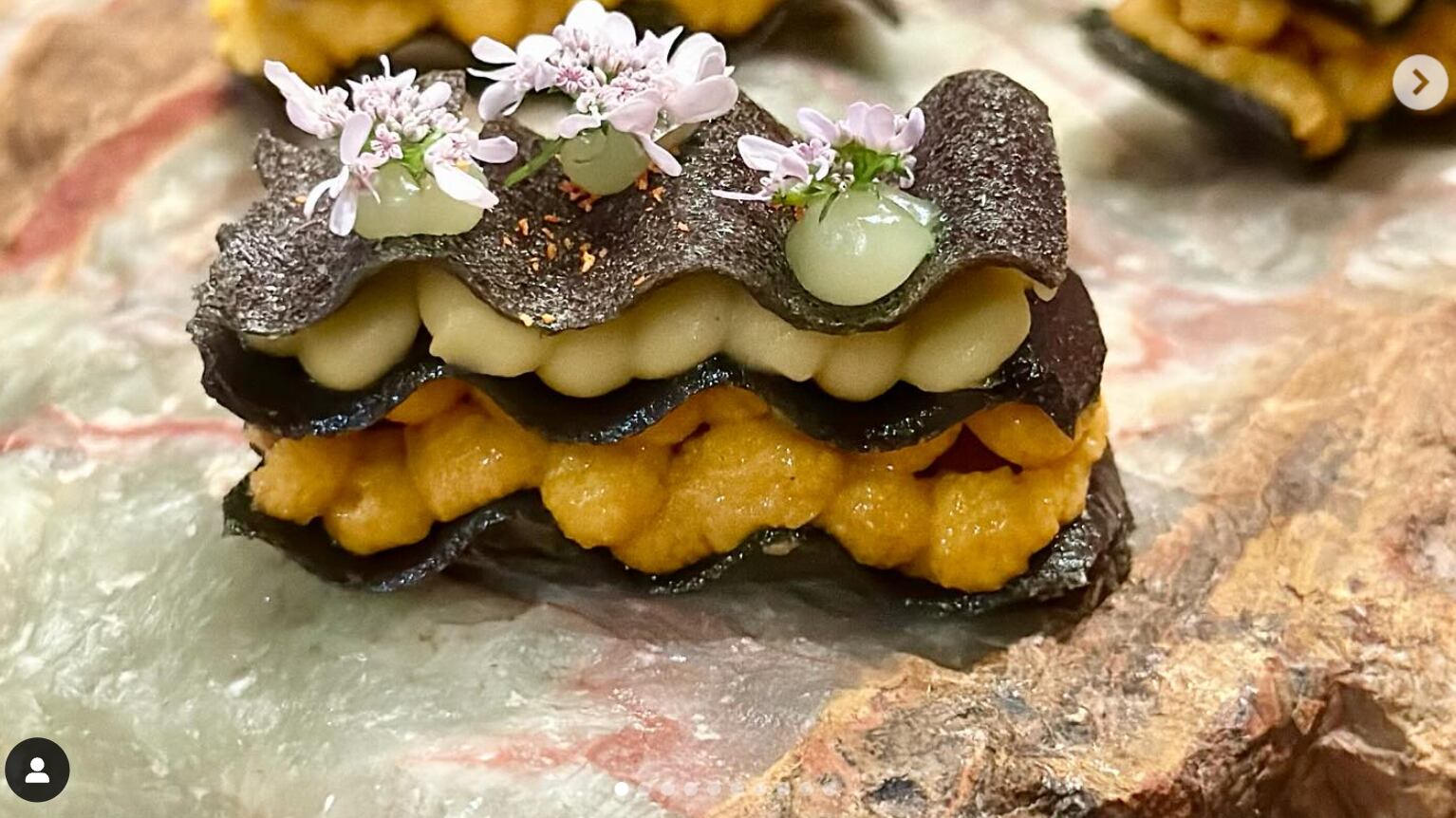 Una de las creaciones de Maido, en Perú