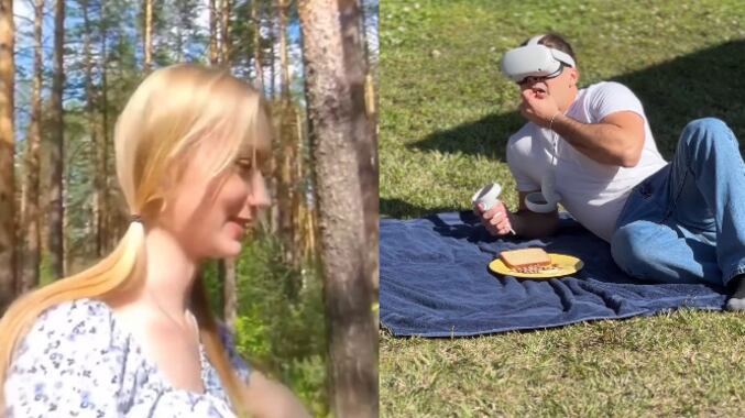 El joven dijo que siente emociones por su novia IA