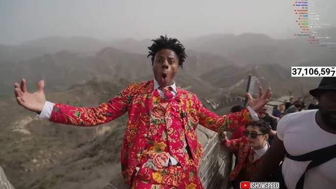 Autoridades chinas agradecen a IShowSpeed por sus transmisiones en vivo