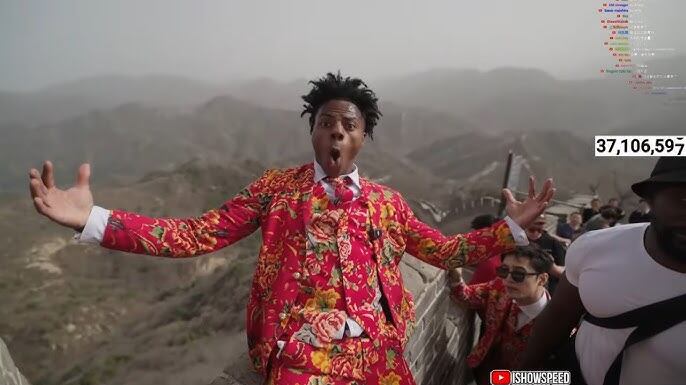 Autoridades chinas agradecen a IShowSpeed por sus transmisiones en vivo