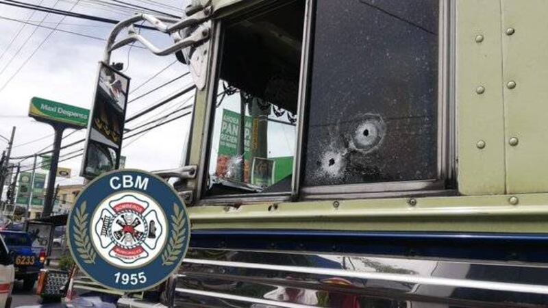 Disparan contra piloto de bus extraurbano en calzada Roosevelt