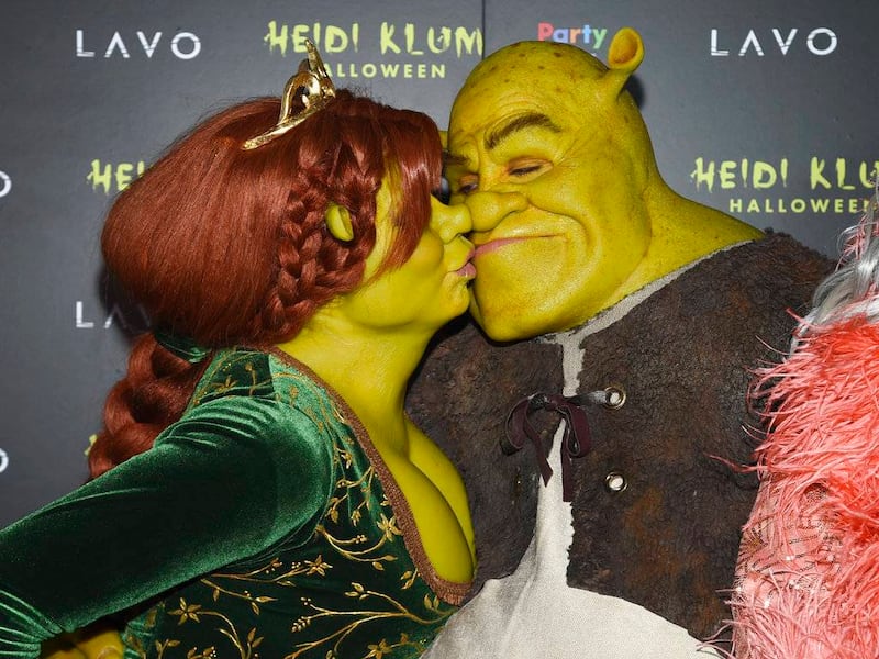 EN IMÁGENES. Heidi Klum opta por “Shrek” para Halloween 2018