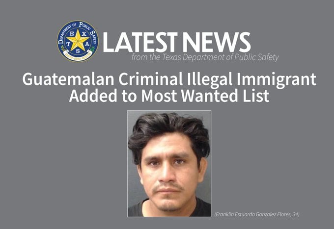 Guatemalteco es incluido en lista de 10 criminales más buscados en Texas, EE. UU.