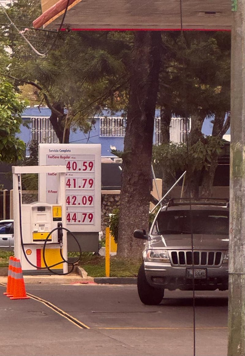 Precio de los combustibles.