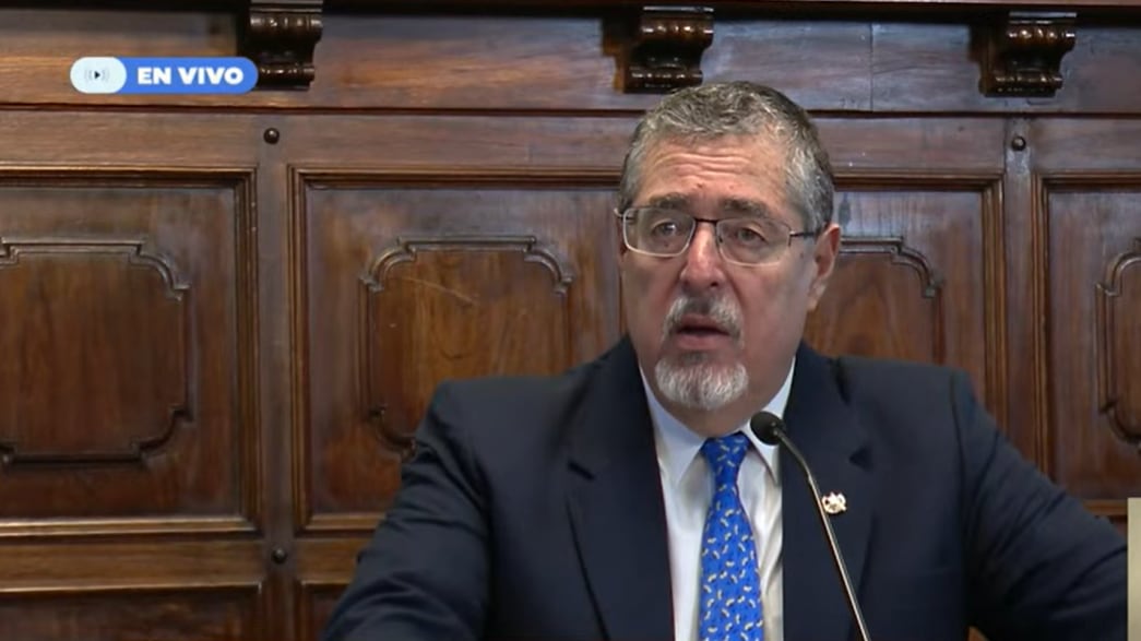 El presidente Bernardo Arévalo