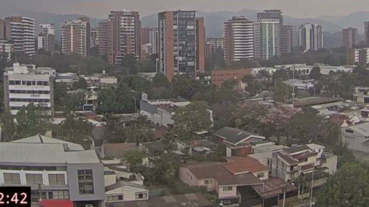 Lluvia en Guatemala tras el eclipse
