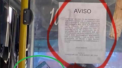 La foto XXX que le mandan a un piloto de autobús que chatea mientras maneja
