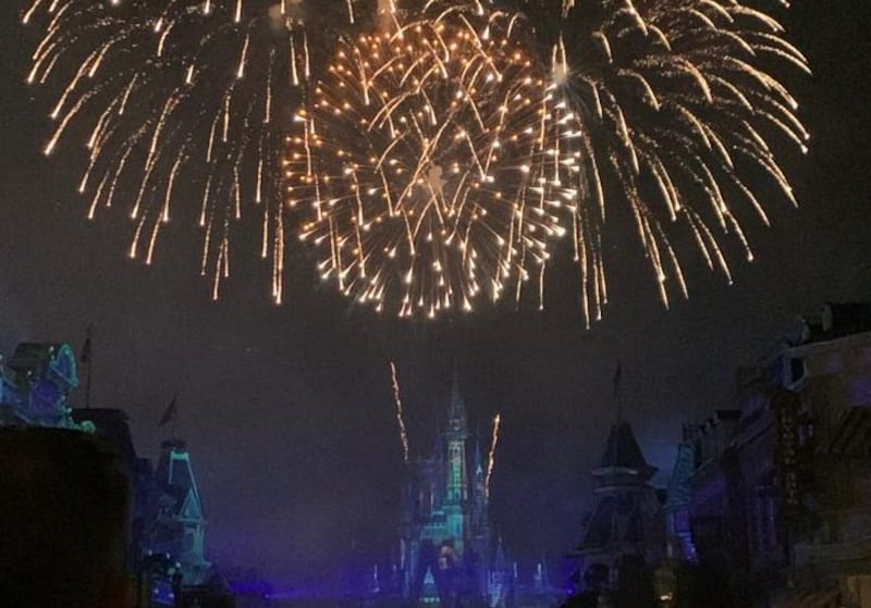 Fuegos artificiales Magic Kingdom, Orlando