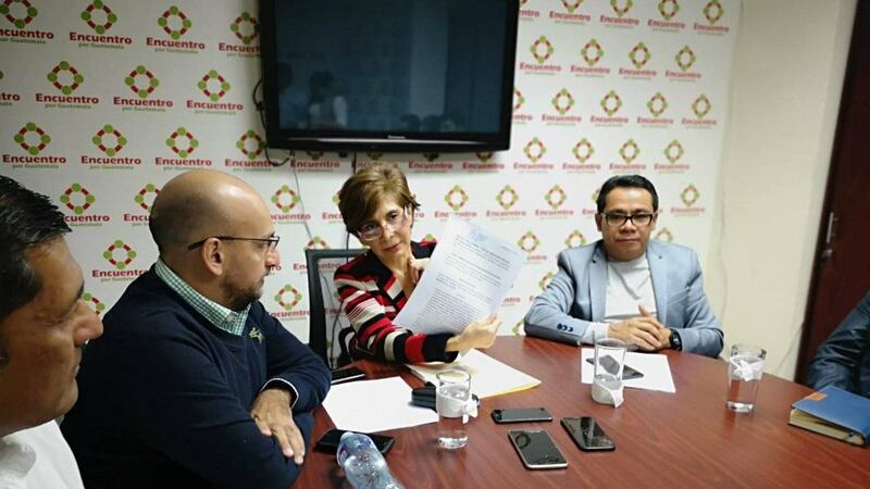 Montenegro denuncia que fue usurpada la imagen y el logo de Encuentro por Guatemala